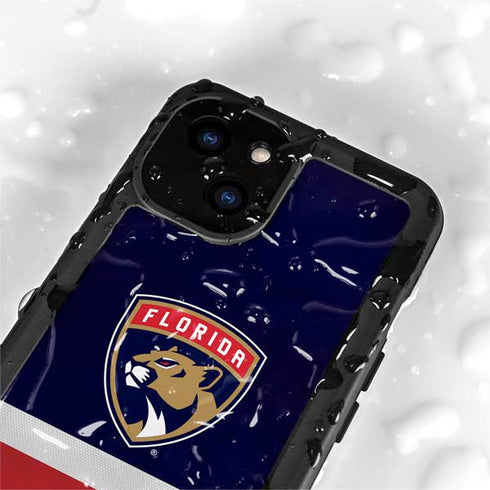 NHL Florida Panthers Alternate Jersey iPhone 15 Plus Waterproof Case